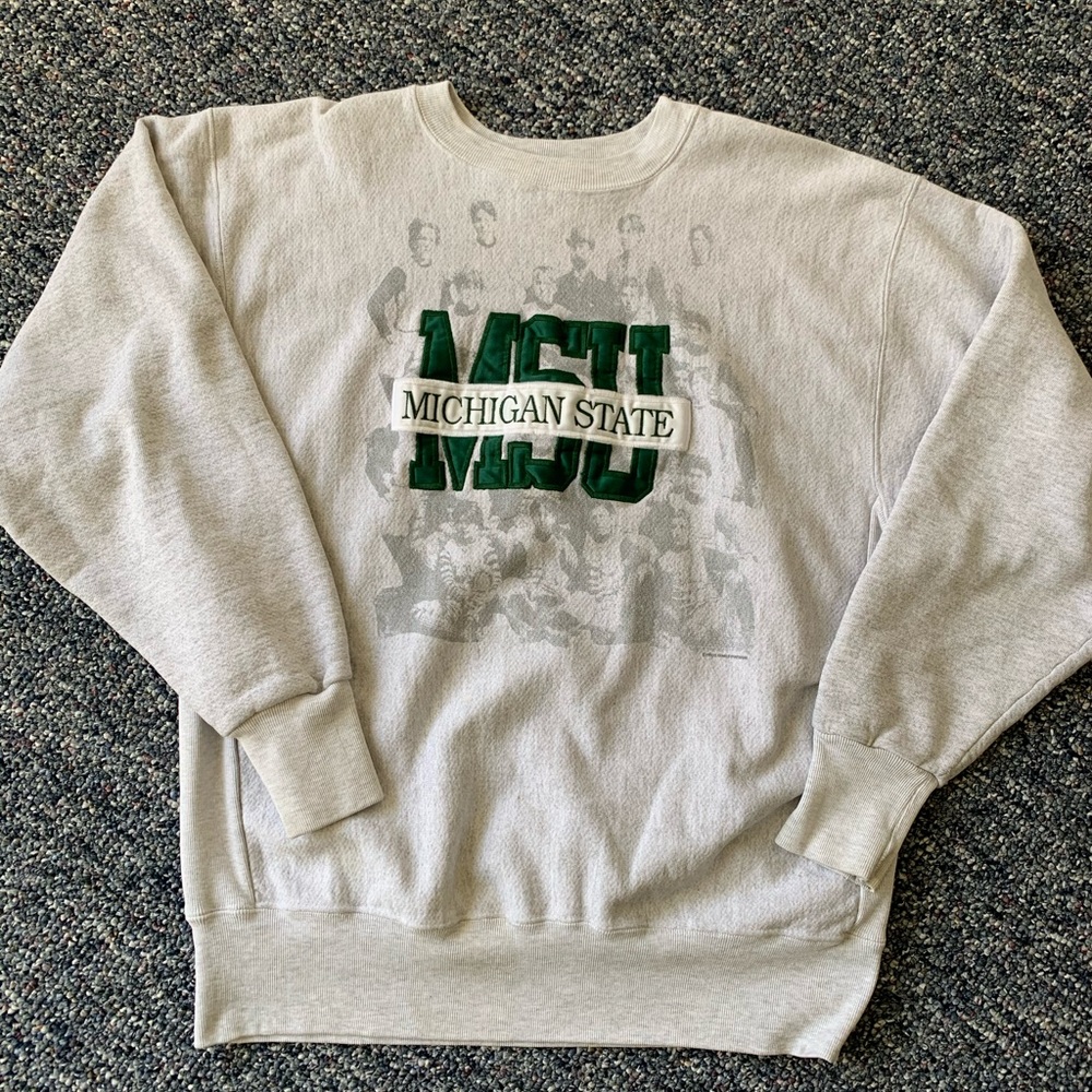 Vintage 90s Michigan State Spartans Crewneck